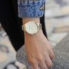 Nine West Women'S Crystal Accented Bracelet Watch