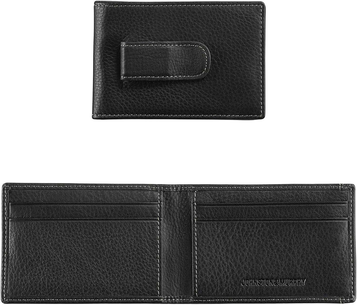 Johnston & Murphy Men'S Two-Fold Money Clip Wallet