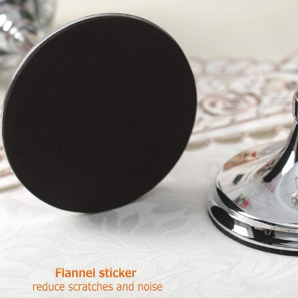 VINCIGANT Silver Crystal Tea Light Candle Holders for Wedding,Sparklers Home Decor Table Centerpieces Candle Stand for Holiday Christmas Housewarming Gift