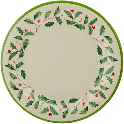 Lenox Holiday 4-Piece Melamine Dinner Plate Set