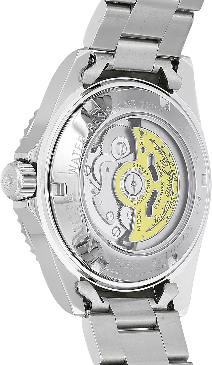 Invicta Automatic Pro Diver Stainless Steel Watch