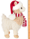 Bearington Holly Llama Plush Holiday Llama Stuffed Animal, 10 Inches