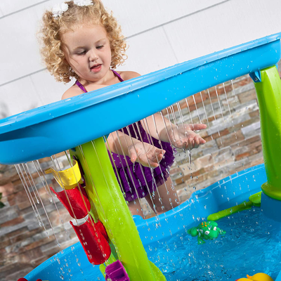 Step2 Rain Showers Splash Pond Water Table | Kids Water Play Table with 13-Pc Accessory Set