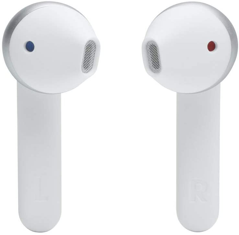 JBL Tune 225TWS True Wireless Earbud Headphones - JBL Pure Bass Sound, Bluetooth, 25H Battery, Dual Connect, Native Voice Assistant (White)