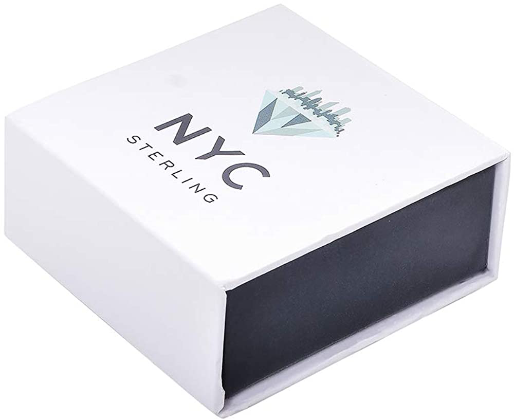 NYC Sterling Unisex Sterling Silver 5MM Diamond-Cut Rope Chain Necklace