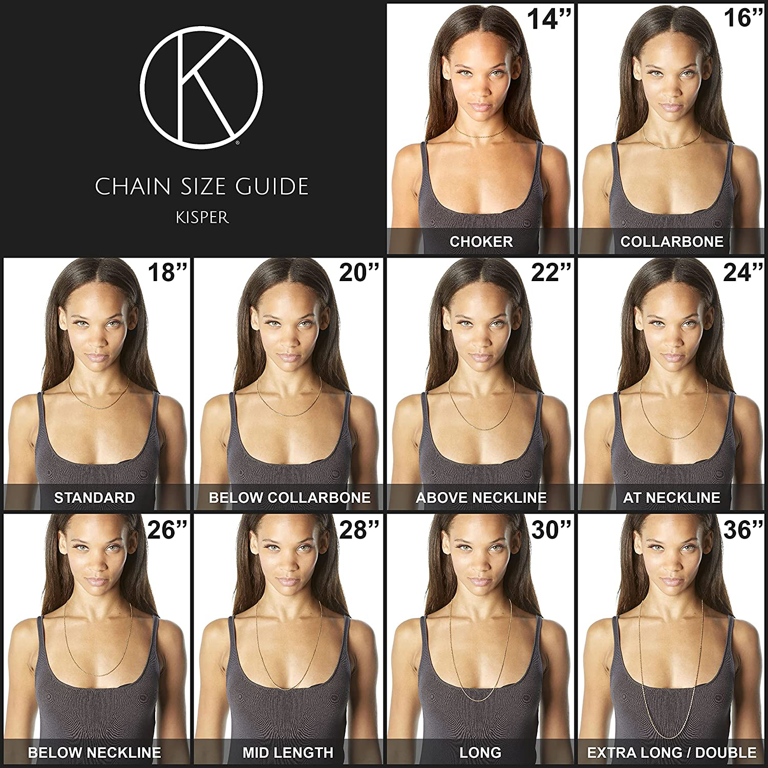 KISPER 24K White Gold over Stainless Steel 1.2 Mm Box Chain Necklace