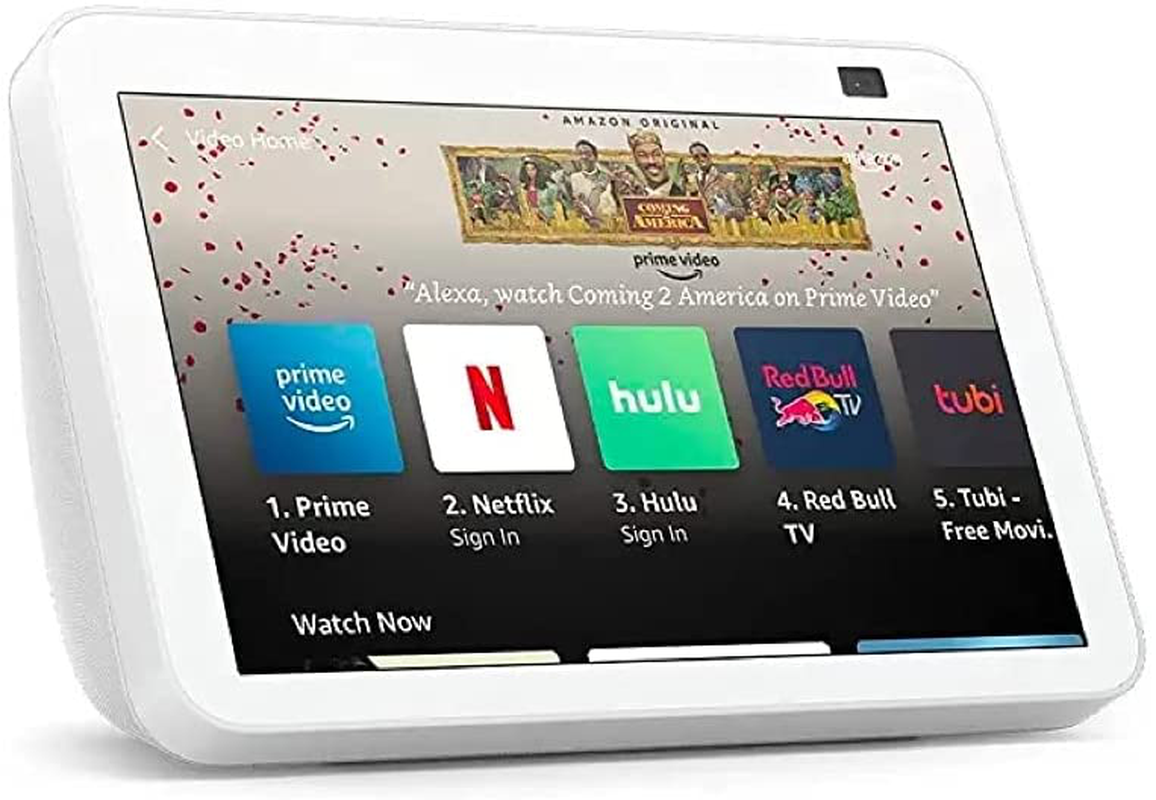 All-New Echo Show 8 (2Nd Gen, 2021 Release) | HD Smart Display with Alexa and 13 MP Camera | Glacier White