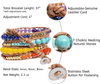 Globi Natural Stone Wrap Bracelet for Women/Men | Adjustable Multilayer Genuine Leather Boho Handmade Beaded Bracelet