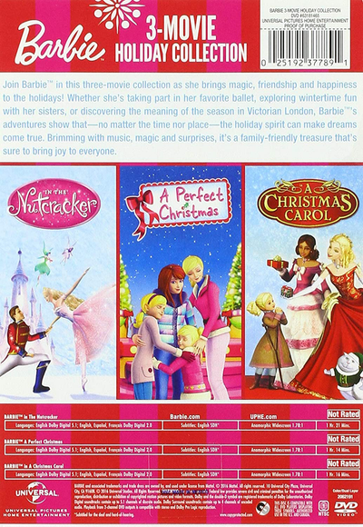 Barbie: 3-Movie Holiday Collection (Barbie: a Perfect Christmas / Barbie in a Christmas Carol / Barbie in the Nutcracker)