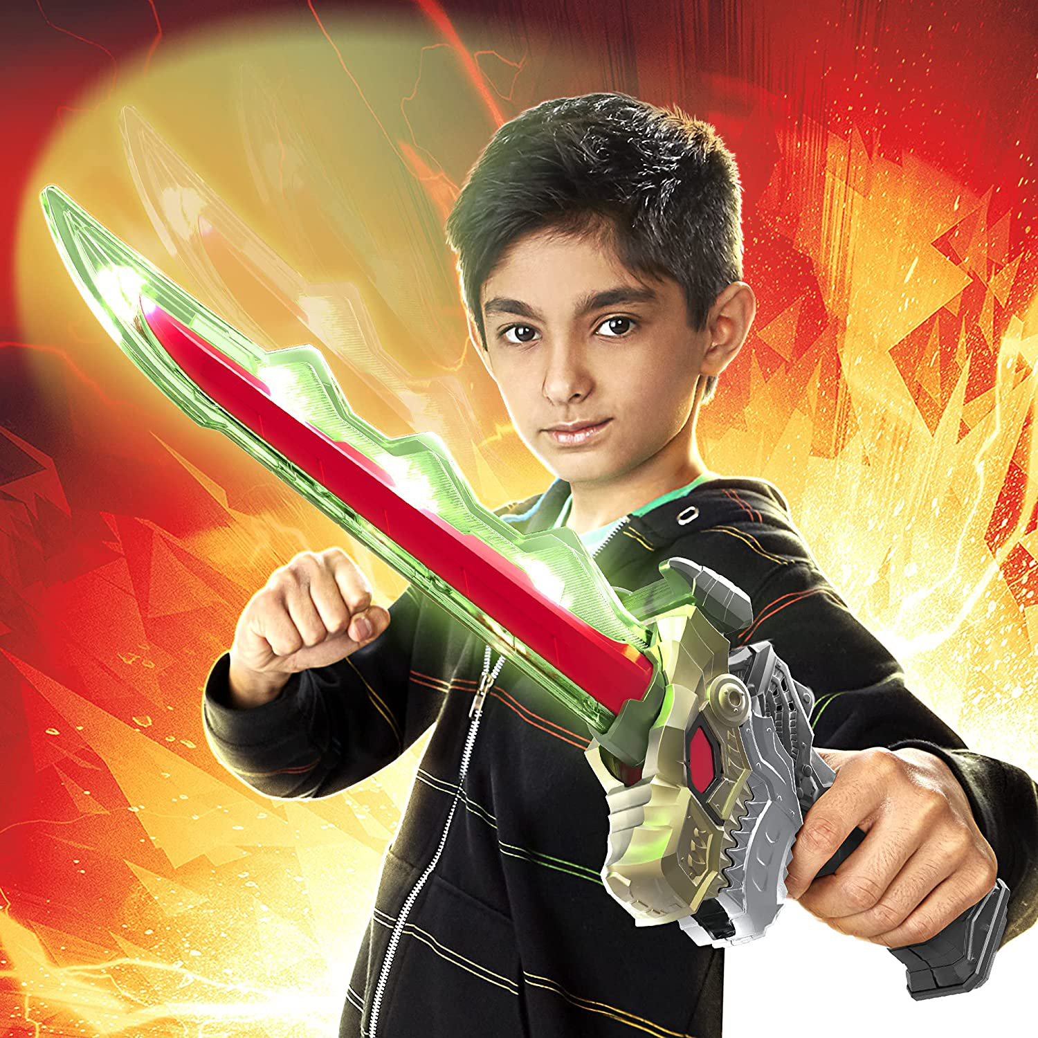 Power Rangers Dino Fury Chromafury Saber Electronic Color-Scanning Toy with Lights and Sounds, Inspired by the TV Show Ages 5 and Up