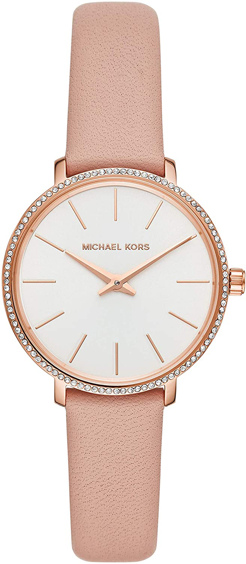 Michael Kors Women'S Mini Pyper Two Hand Stainless Steel Watch