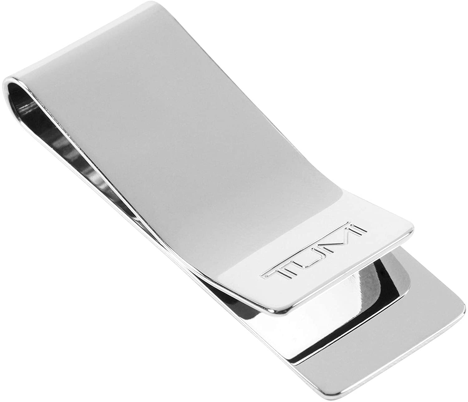 TUMI - Nassau Ballistic Etched Money Clip Wallet with RFID ID Lock for Men - Silver