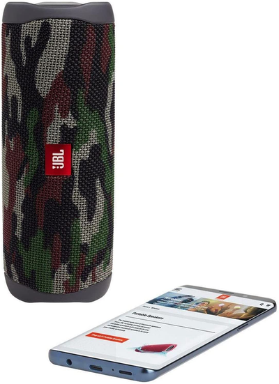 JBL FLIP 5, Waterproof Portable Bluetooth Speaker, Squad (New Model)