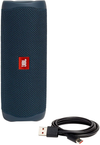 JBL FLIP 5, Waterproof Portable Bluetooth Speaker, Blue (New Model)