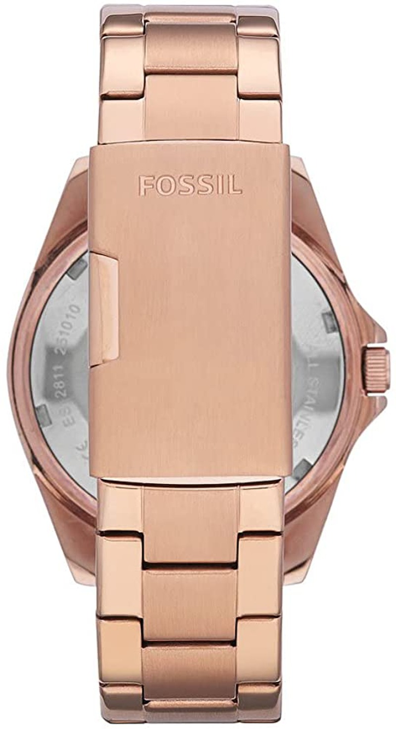 Fossil Women'S Riley Stainless Steel Crystal-Accented Multifunction Quartz Watch