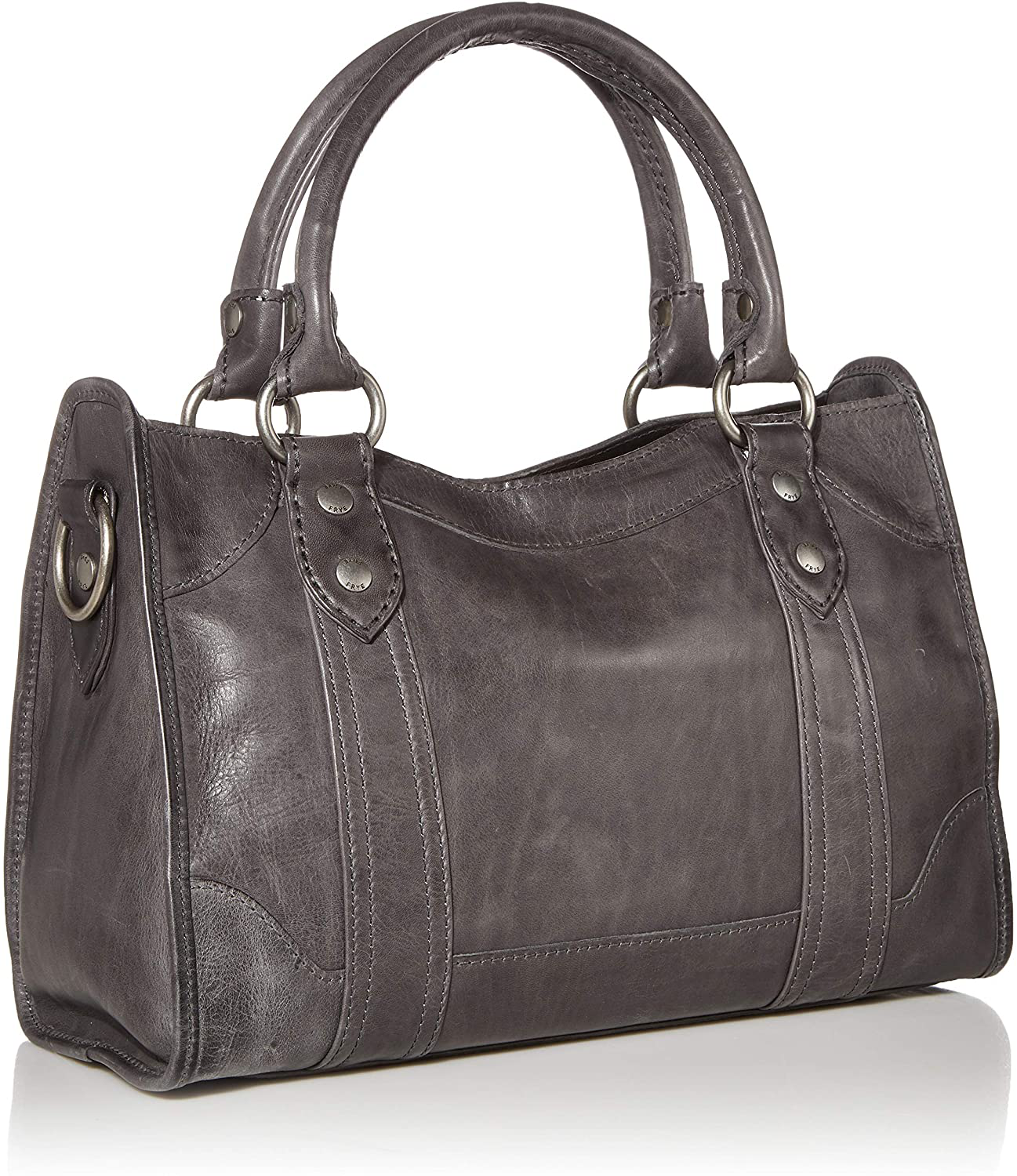 Frye Melissa Zip Satchel Leather Handbag