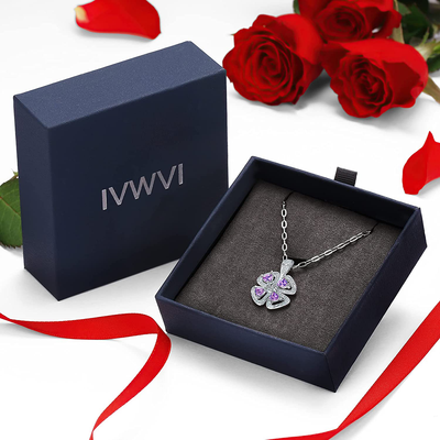 IVWVI Necklaces for Women Birthstone Pendant ,Christmas Gifts for Women ,Jewelry Gifts for Women Best Gift on Mother'S Day/Valentines Day/Birthday/Anniversary/Christmas