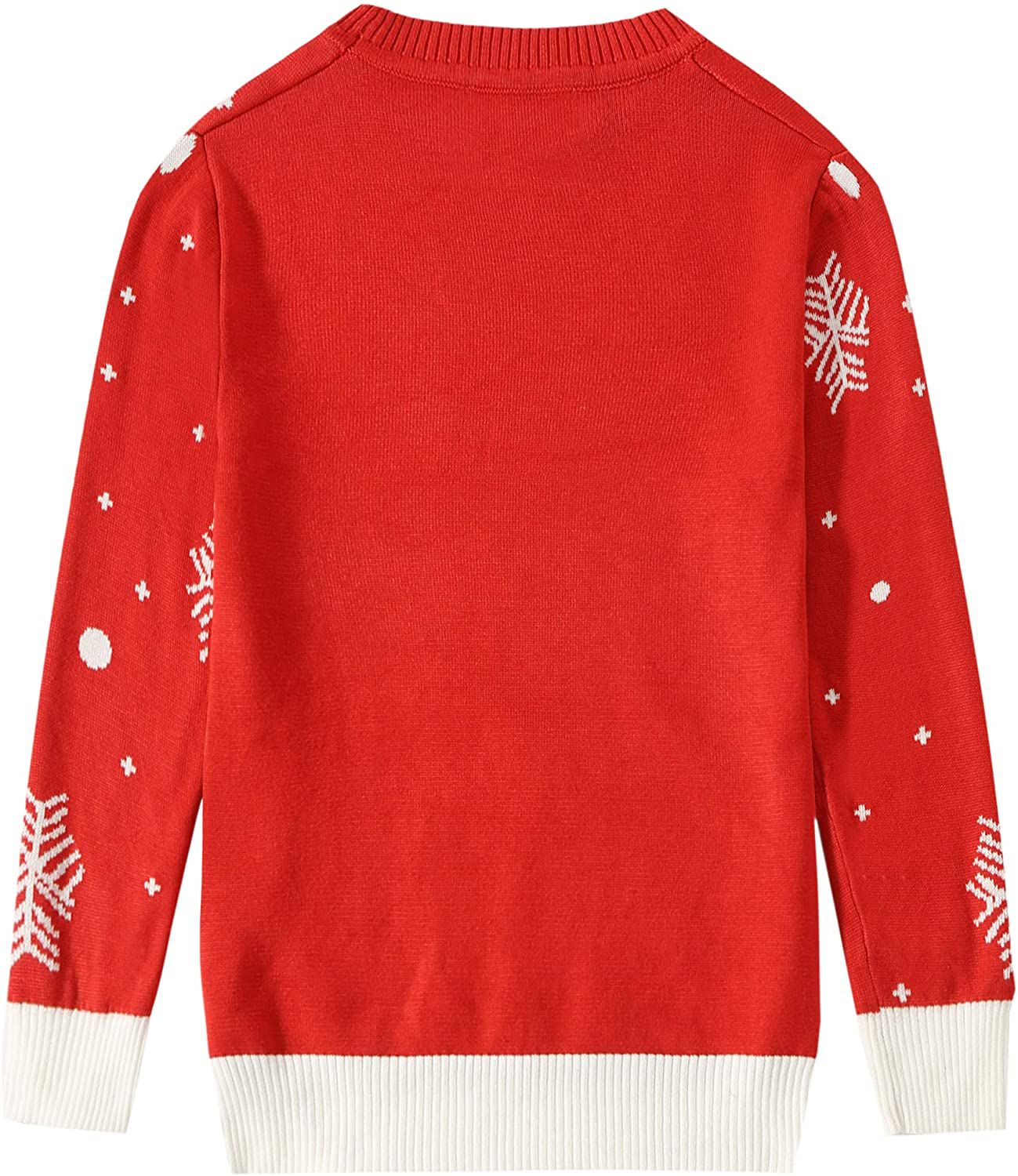 SSLR Youth Big Boys Holiday Santa Clause Knitted Sweater Ugly Christmas Sweater for Kids