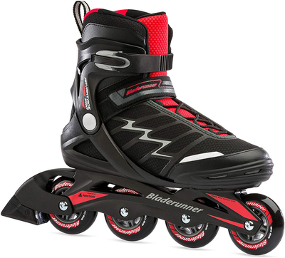 Bladerunner by Rollerblade Advantage Pro XT Men'S Adult Fitness Inline Skate, Black and Red, Inline Skates