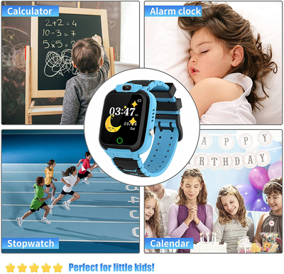 Vakzovy Smart Watch for Kids Boy, Toys for 3-8 Year Old Boys Touchscreen Toddler Watch with Camera, Game, Kids Watches Electronics Educational Toys USB Charging Birthday Gifts for Boys Ages 4 5 6 7