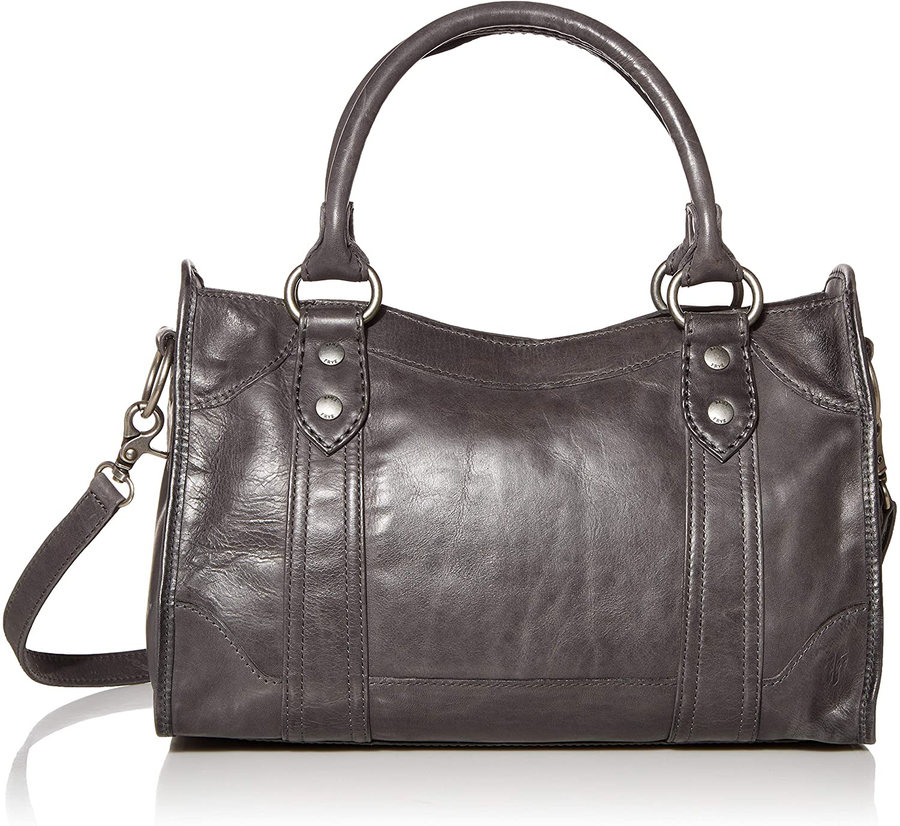 Frye Melissa Zip Satchel Leather Handbag