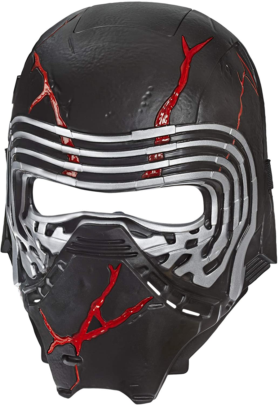 STAR WARS: the Rise of Skywalker Supreme Leader Kylo Ren Force Rage Electronic Mask for Kids Role-Play & Costume Dress Up, Brown