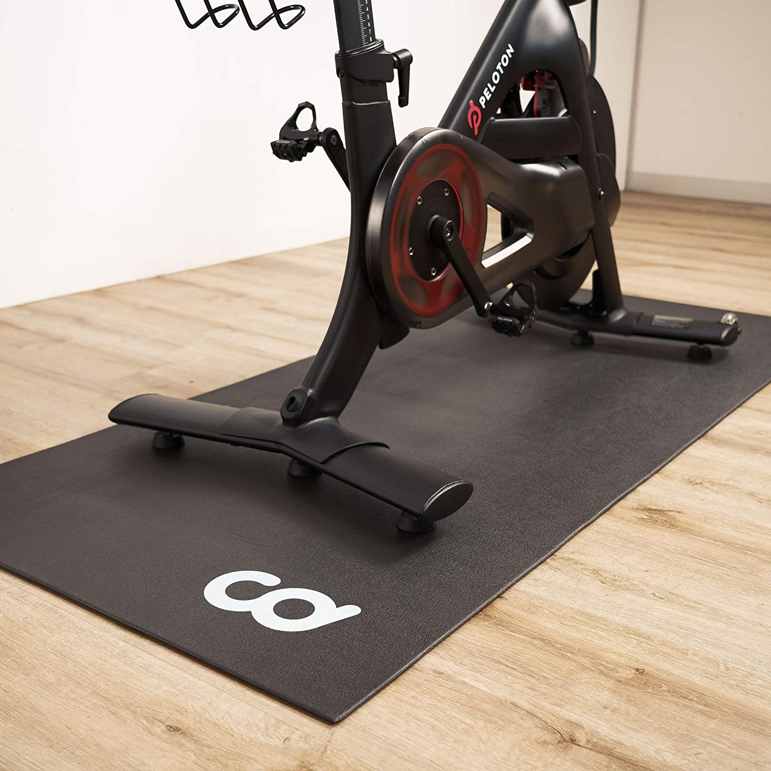 Cyclingdeal Bicycle Trainer Hardwood Floor Carpet Protection Workout Mat for Indoor Cycle- Stationary Bike - for Peloton Spin Bikes -Thick Mats for Exercise Equipment - Treadmill
