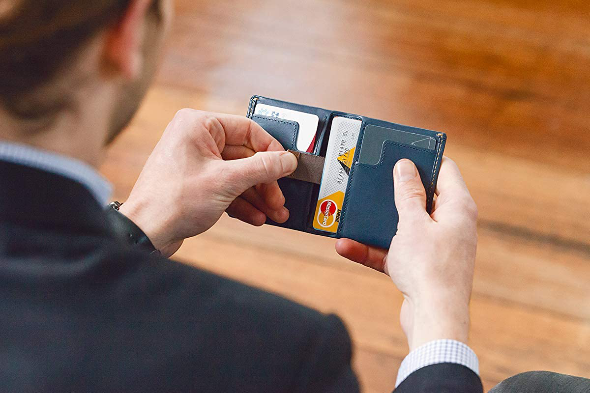 Bellroy Slim Sleeve Wallet (Premium Leather, Front Pocket Wallet, Thin Bifold Design, Holds 4-12 Cards, Folded Note Storage)