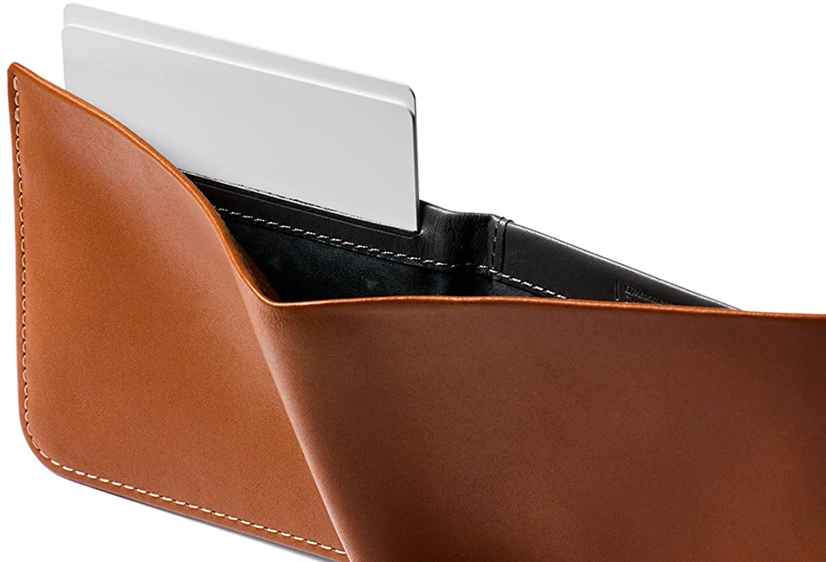 Bellroy Hide & Seek Wallet (Slim Leather Bifold Design, RFID Protected, Holds 5-12 Cards, Coin Pouch, Flat Note Section, Hidden Pocket)