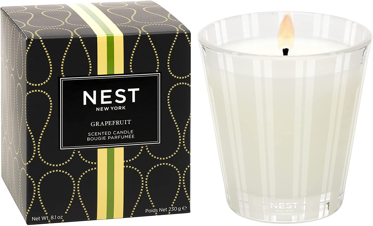 NEST Fragrances Classic Grapefruit, Classic Candle, 8.1 Oz-Nest01-Gf, Classic