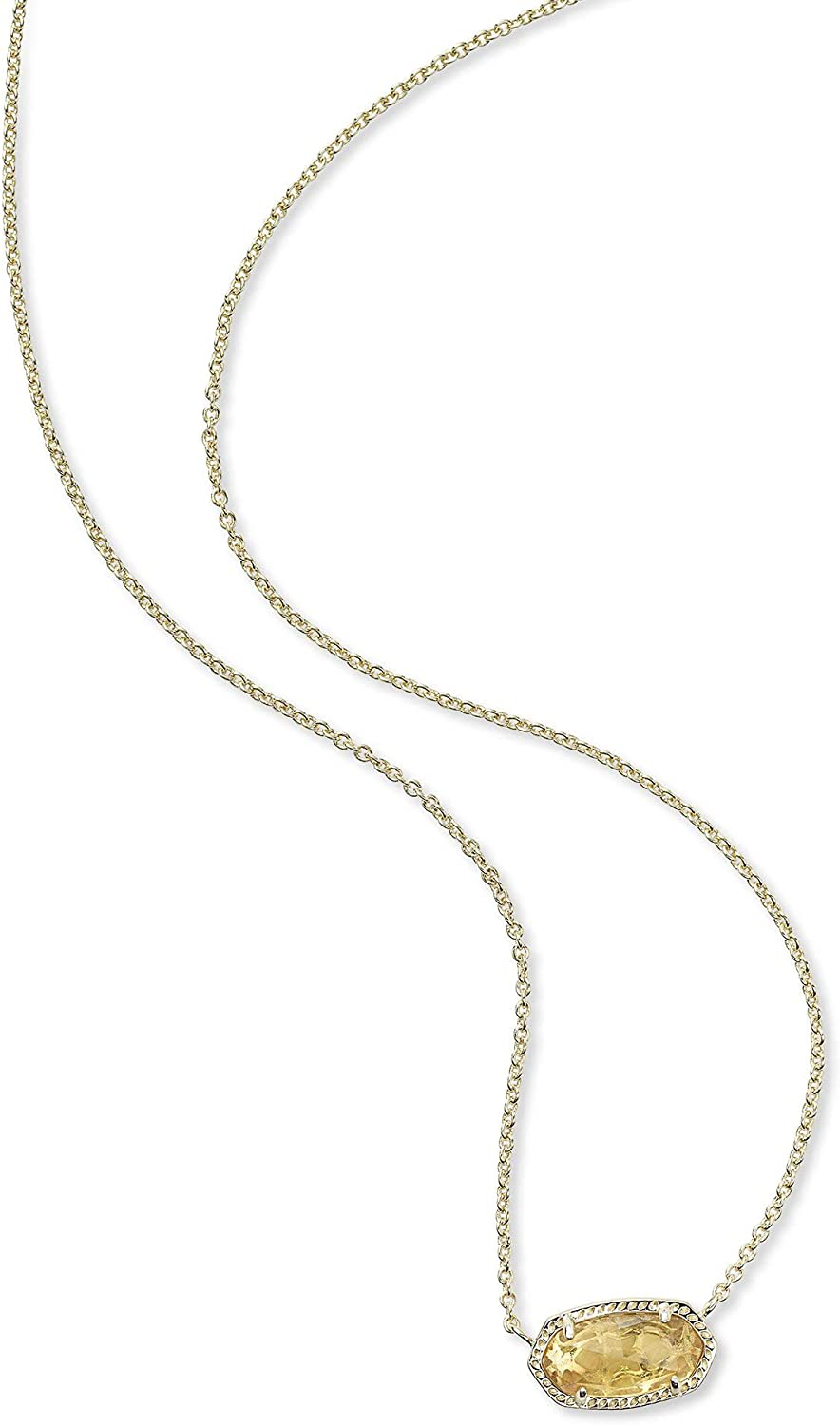 Kendra Scott Elisa Pendant Necklace for Women, Fashion Jewelry, 14K Gold-Plated