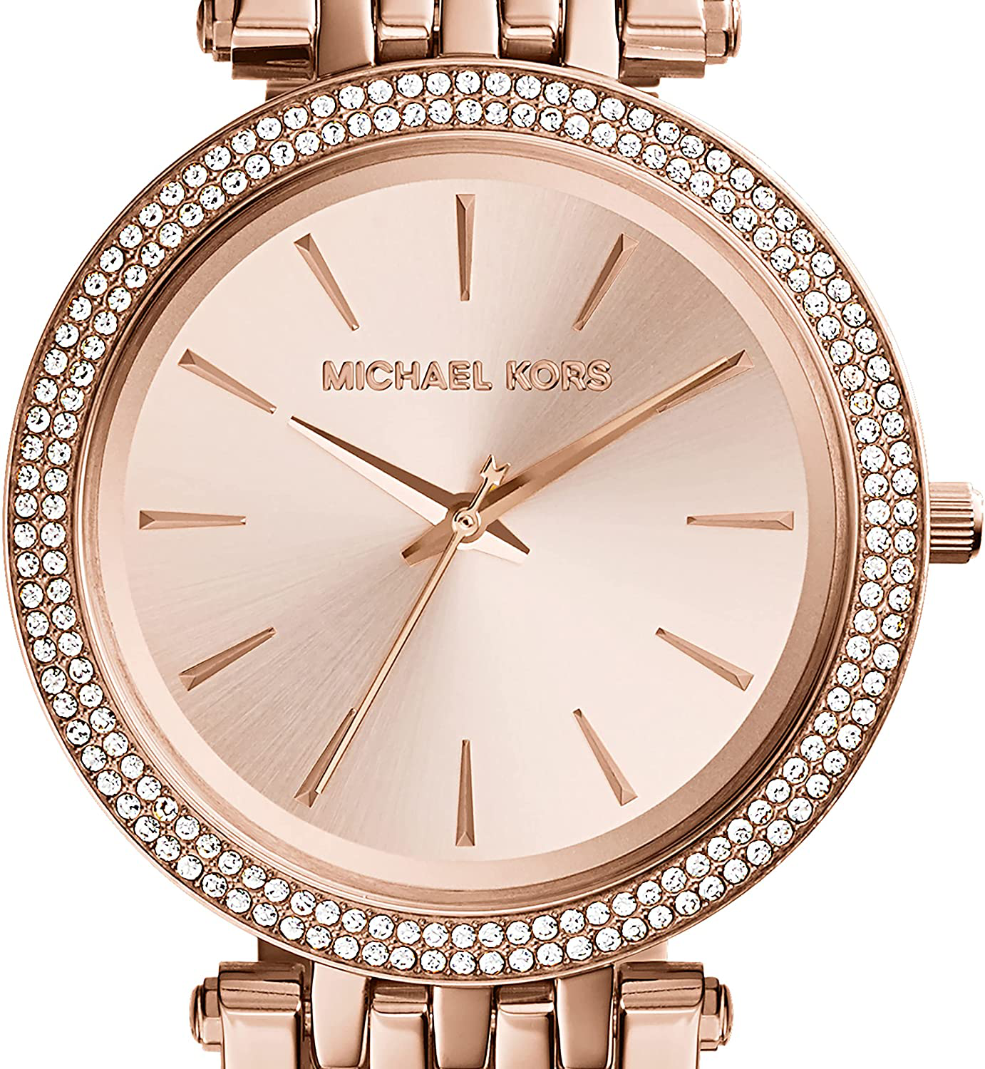 Michael Kors Darci 3 Hand Watch with Glitz Accents, 39MM