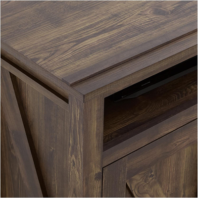 Ameriwood Home Farmington Electric Fireplace TV Console for Tvs up to 60", Rustic