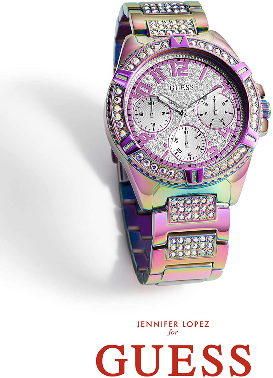 GUESS 40MM Crystal Embellished Watch