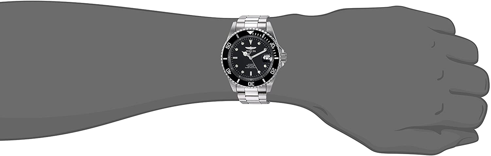 Invicta Automatic Pro Diver Stainless Steel Watch