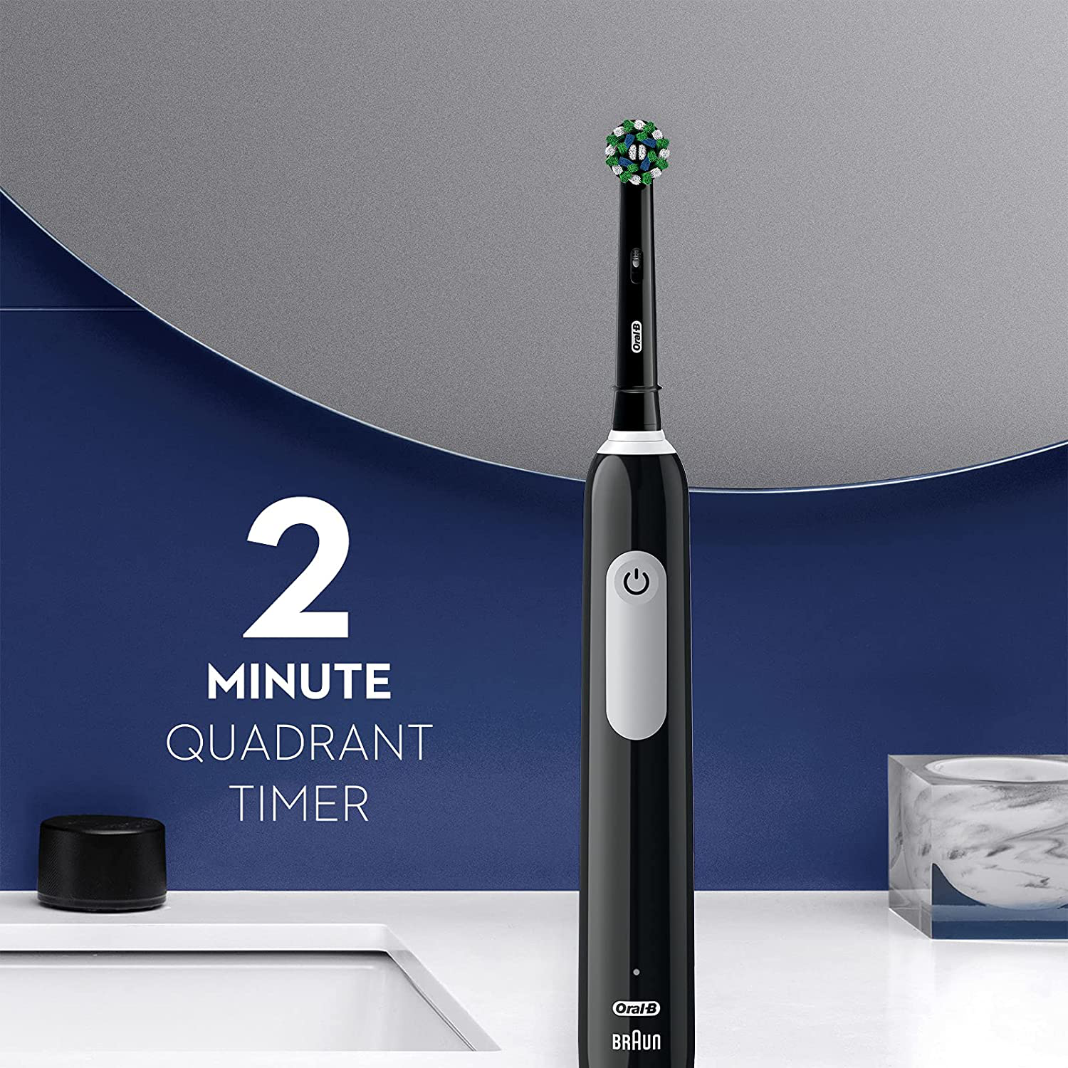 Oral-B Pro 1000 Crossaction Electric Toothbrush, Black
