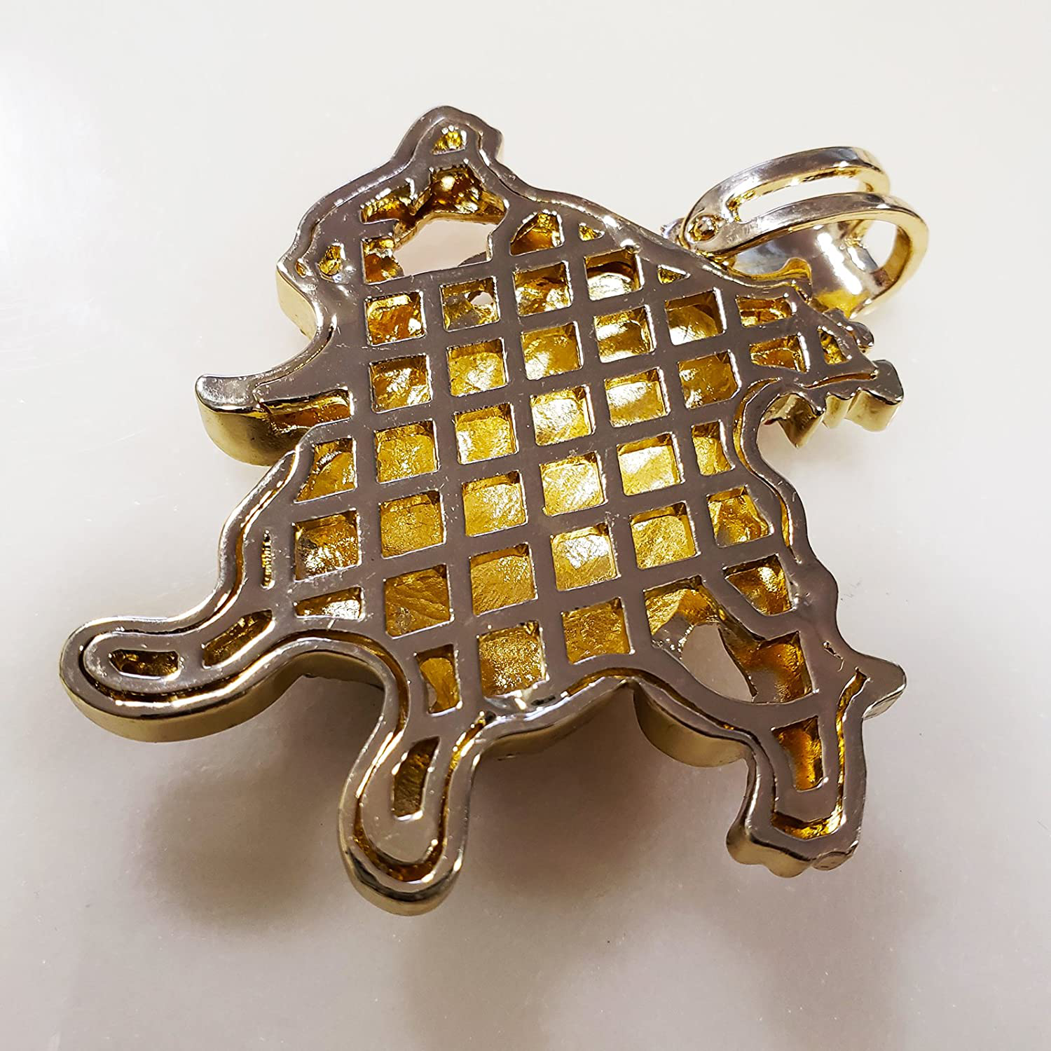 Hip Hop Iced KOOL AID MAN Pendant W/ 18" Full Iced Cuban Choker Chain Necklace Set