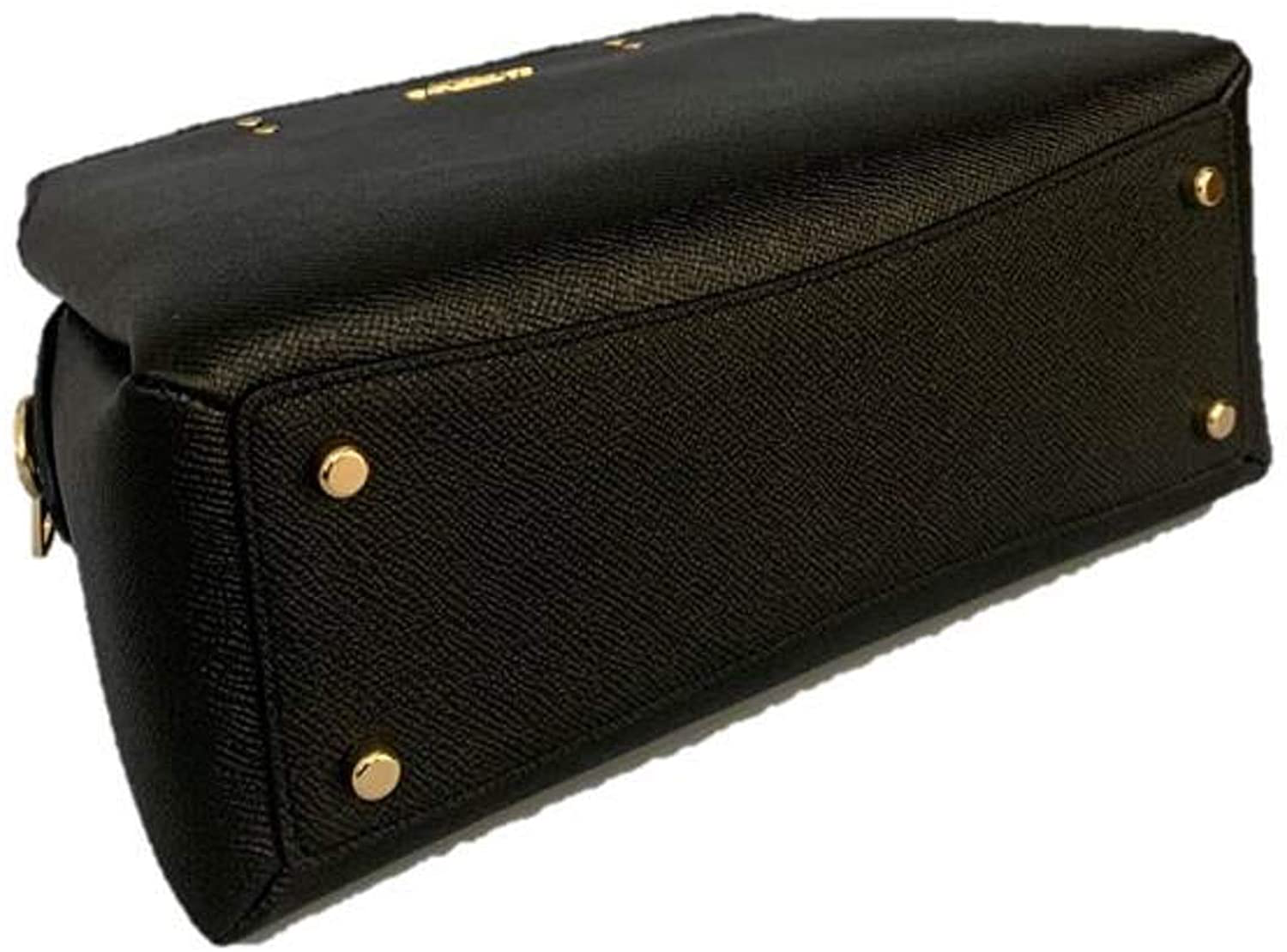 Coach Crossgrain Leather Mini Lille Carryall Satchel - Black, Small