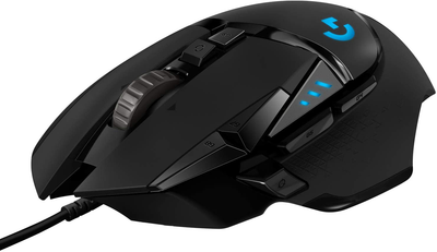 Logitech G502 HERO High Performance Wired Gaming Mouse, HERO 25K Sensor, 25,600 DPI, RGB, Adjustable Weights, 11 Programmable Buttons, On-Board Memory, PC / Mac