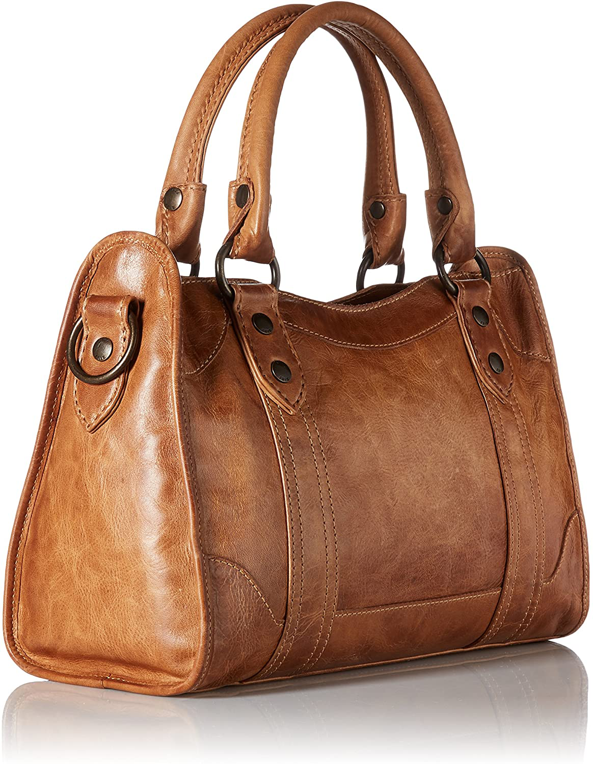 Frye Melissa Zip Satchel Leather Handbag