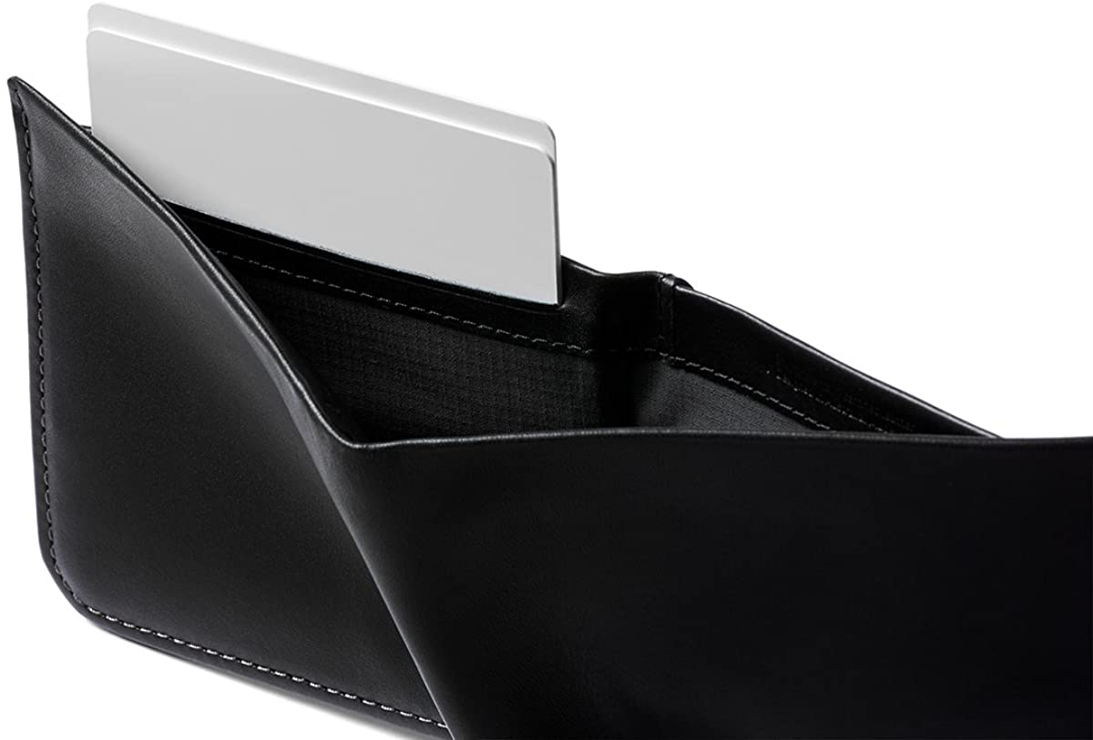Bellroy Hide & Seek Wallet (Slim Leather Bifold Design, RFID Protected, Holds 5-12 Cards, Coin Pouch, Flat Note Section, Hidden Pocket)