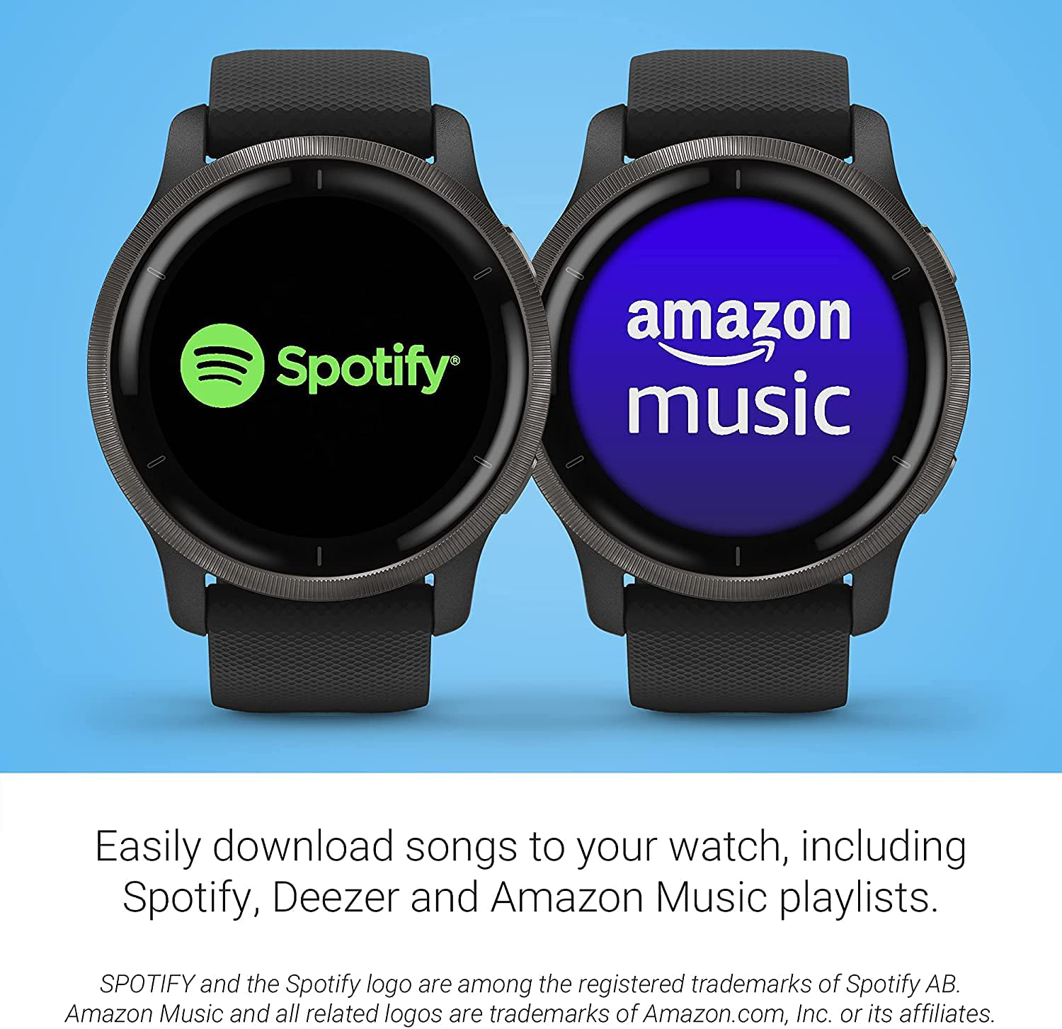 Garmin Venu 2, GPS Smartwatch with Advanced Health Monitoring and Fitness Features, Slate Bezel with Black Case and Silicone Band