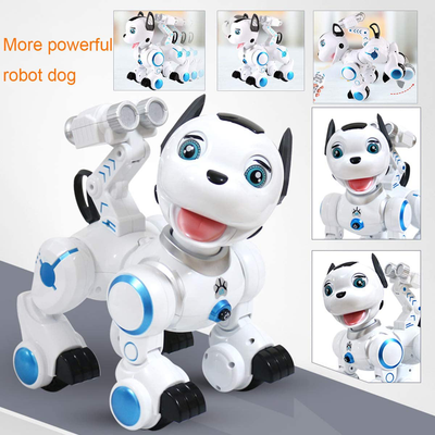 Fisca Remote Control Robotic Dog RC Interactive Intelligent Walking Dancing Programmable Robot Puppy Toy Electronic Pets with Light and Sound for Kids Boys Girls Age 6, 7, 8, 9, 10 and up Years Old