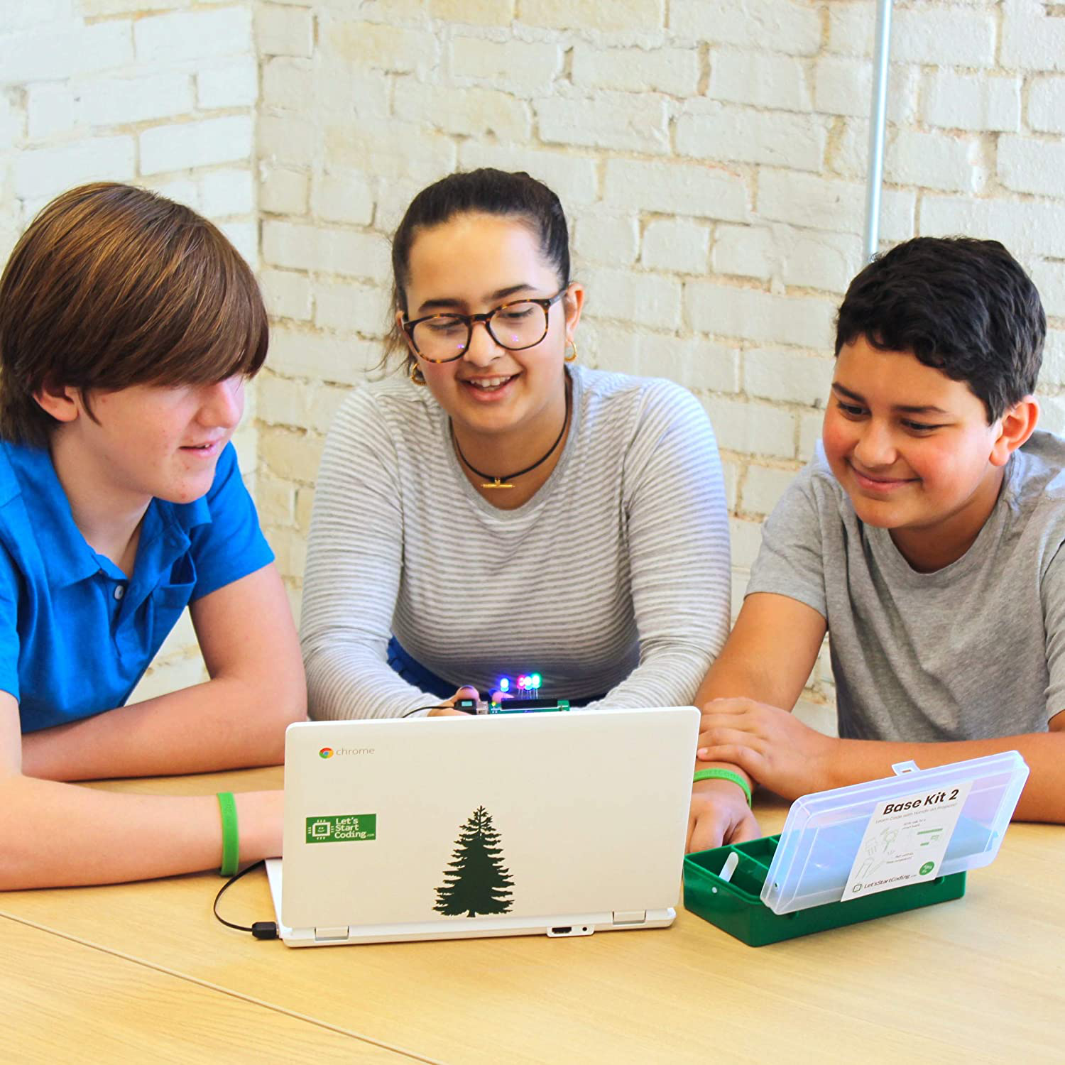 Base Kit Computer Coding for Kids 8-12. Learn Code and Electronics. Great Gift for Boys and Girls to Learn STEM Skills!