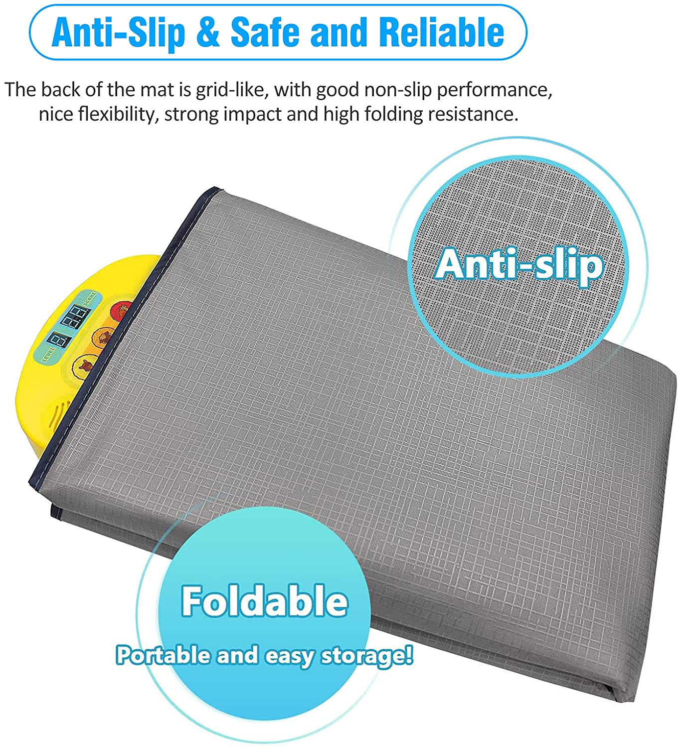 Rhfugui Dance Mat, Kids Musical Mats, Dance Pad with LED Lights, Adjustable Volume, Built-In Music, Games for Girls with 3 Challenge Levels,The Birthday Gift Toy for Girls & Boys over 3 Years