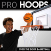 Franklin Sports over the Door Basketball Hoop - Slam Dunk Approved - Shatter Resistant - Accessories Included
