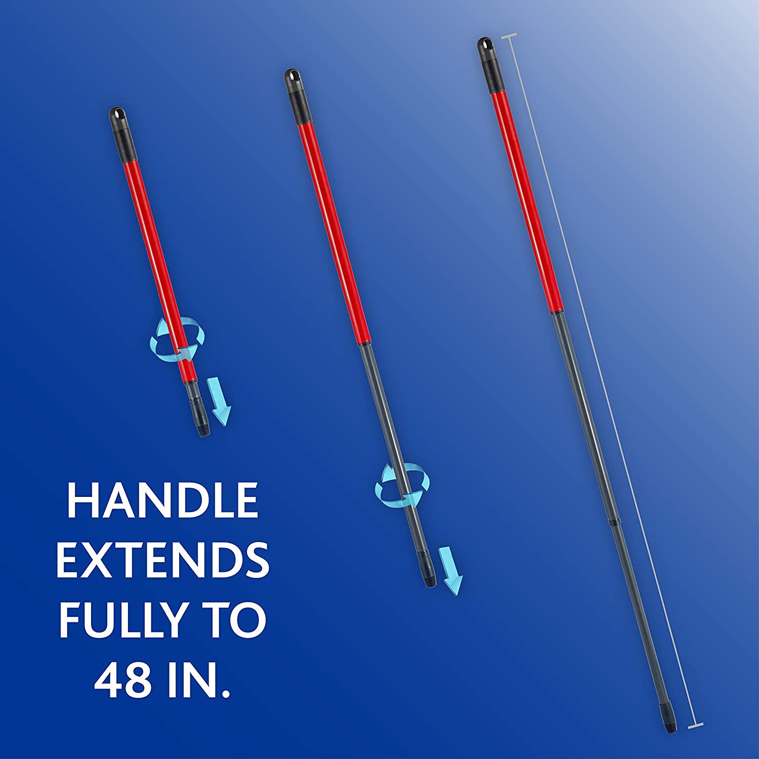 O-Cedar Easywring Microfiber Spin Mop & Bucket Floor Cleaning System + 2 Extra Refills, Red/Gray