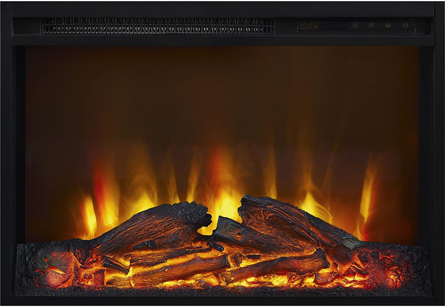 Ameriwood Home Farmington Electric Fireplace TV Console for Tvs up to 60", Rustic