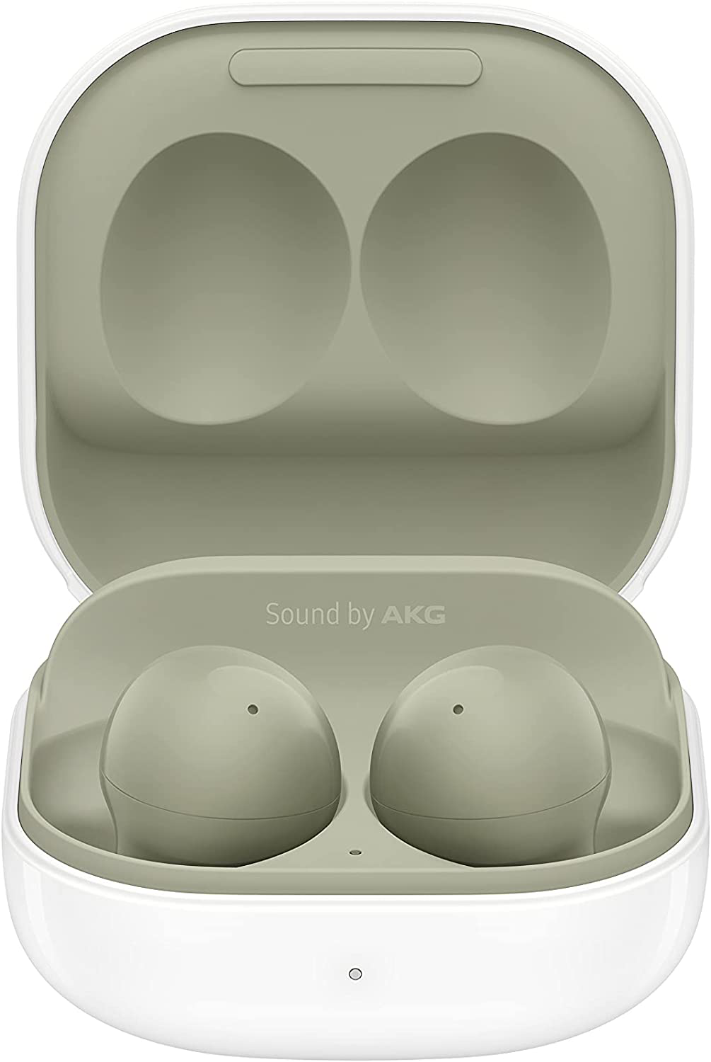 SAMSUNG Galaxy Buds 2 True Wireless Earbuds Noise Cancelling Ambient Sound Bluetooth Lightweight Comfort Fit Touch Control US Version, Olive Green