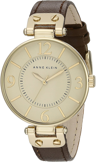 Anne Klein Women'S Leather Strap Watch